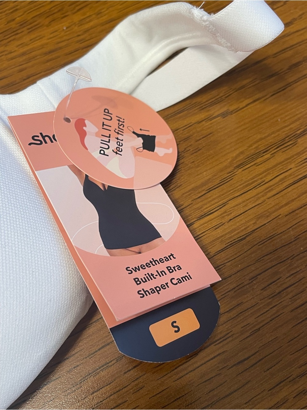 Shapermint White Sweetheart Built-In Bra Shaper Cami - Picture 8 of 12